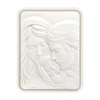 Bongelli Preziosi Capezzale grande moderno la sacra famiglia per camera da letto cornice colorata