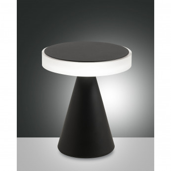 Fabas Luce Lampada da tavolo a Led dimmerabile struttura in metallo dal design moderno Neutra