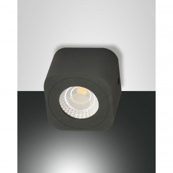 Fabas Luce Faretto da soffitto in metallo 1 luce a LED Palmi