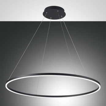 Fabas Luce Lampada a sospensione a LED con illuminazione a singolo diffusore moderno Giotto