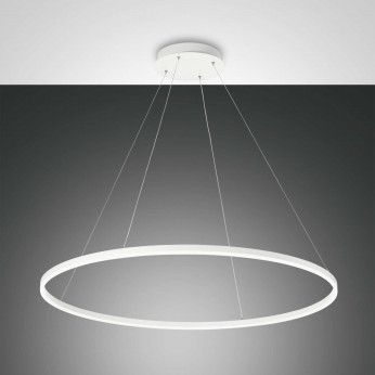 Fabas Luce Lampada a sospensione a LED con illuminazione a singolo diffusore moderno Giotto