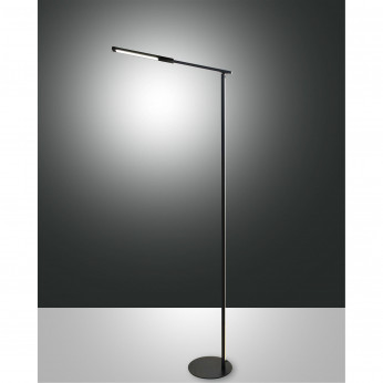Fabas Luce Piantana moderna a LED con struttura in alluminio per soggiorno e salotto Ideal