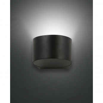 Fabas Luce Applique da parete per esterno a LED con struttura in alluminio e vetro Lao