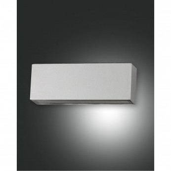 Fabas Luce Applique da esterno a LED con struttura in alluminio dal design moderno Trigg