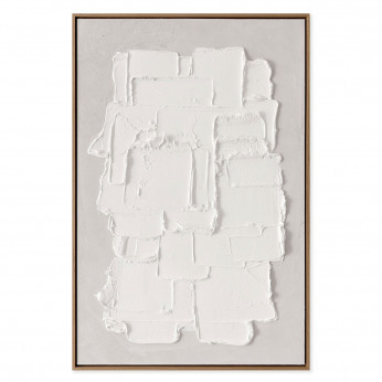 Agave Quadro astratto dipinto a mano con acrilici su tela Spatula 60x90 