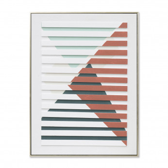 Agave Quadro astratto moderno dipinto a mano su tela di cotone Bahaus 3 60x80