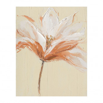 Agave Quadro moderno floreale dipinto a mano su tela "Silk Flower 2" 40x50