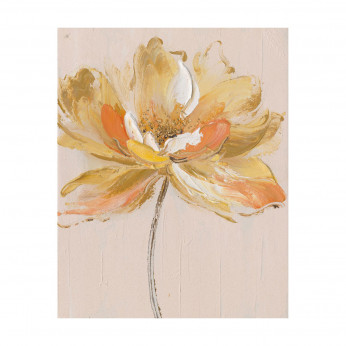Agave Quadro moderno floreale dipinto a mano su tela "Silk Flower 3" 40x50 