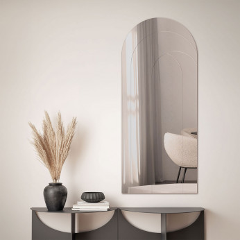 Agave Specchio da parete dal design moderno Dafne 60x140