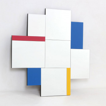 Agave Specchio da parete dal design moderno Sintesi 80x75 