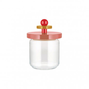 Alessi Barattolo in vetro con coperchio in legno Values Collection