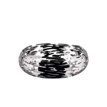 Alessi Cestino da tavola rotondo per pane in acciaio dal design moderno ed elegante Barknest