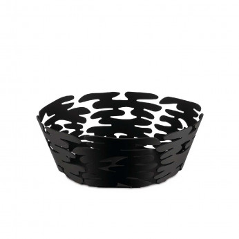 Alessi Cestino rotondo grande in acciaio dal design moderno Barket