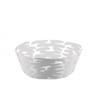Alessi Cestino rotondo grande in acciaio dal design moderno Barket