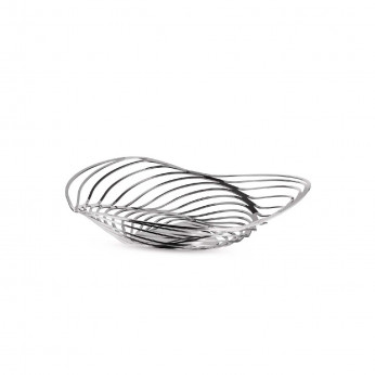 Alessi Fruttiera in acciaio dal design moderno ed elegante Trinity