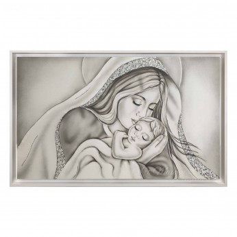 Art Maiora Capezzale con la maternità in stile moderno "Amore Di Mamma" 110x65 con glitter