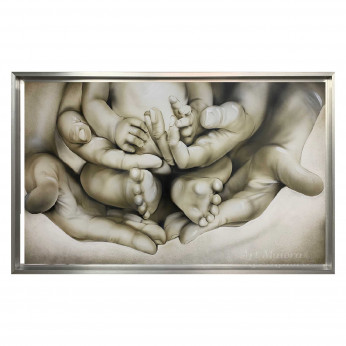 Art Maiora Capezzale capoletto moderno dipinti a mano su tela Infinito 110x65