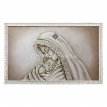 Art Maiora Capezzale con la maternità moderno dipinto a mano su tela Maria 110x65