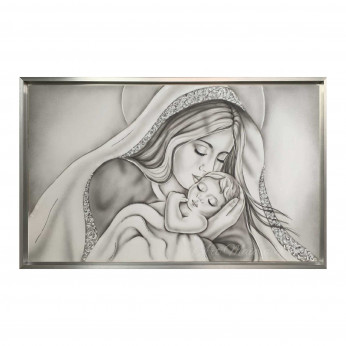 Art Maiora Capezzale moderno dipinto a mano con la maternità Amore di Mamma 110x65