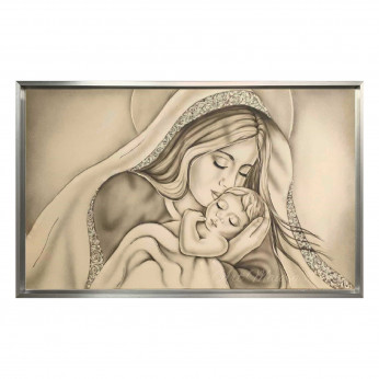 Art Maiora Capezzale moderno dipinto a mano con la maternità Amore di Mamma 110x65