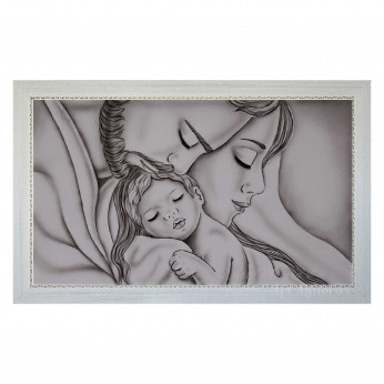 Art Maiora Capezzale moderno dipinto su tela Abbraccio 110x65