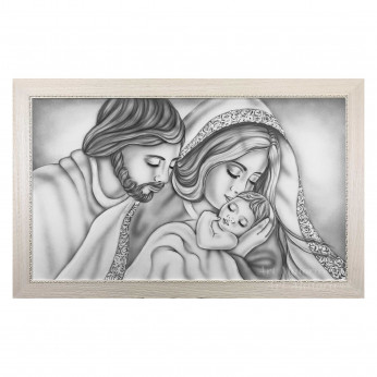 Art Maiora Capletto moderno dipinto a mano con la sacra famiglia Forza 110x65