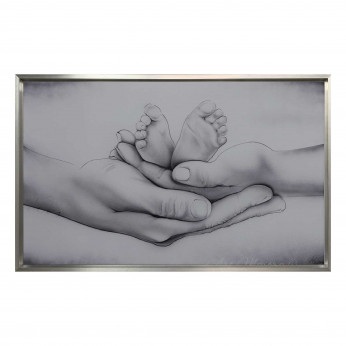 Art Maiora Capoletto moderno con la sacra famiglia dipinta su tela Different Family 110x65