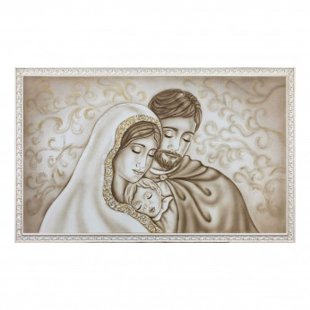 Art Maiora Capoletto moderno con la sacra famiglia dipinto a mano con decori Radici 110x65 