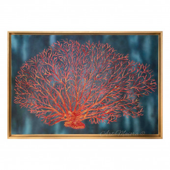 Art Maiora Quadro a tema marino Corallo 150x80 