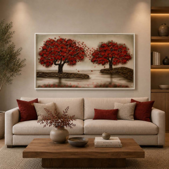 Art Maiora Quadro a tema natura dipinto a mano Soffio 150x80