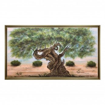 Art Maiora Quadro a tema paesaggistico dipinto su tela Ulivo 150x80