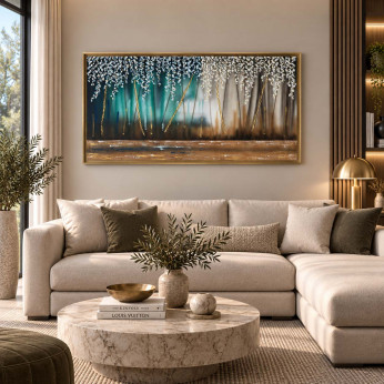 Art Maiora Quadro astratto dipinto a mano su tela Sogno 130x70
