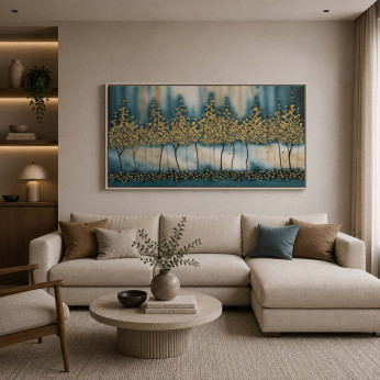 Art Maiora Quadro astratto su tela di cotone Notte Romantica 150x80