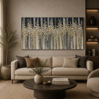 Art Maiora Quadro astratto su tela dipinto a mano Comete 130x70