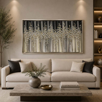 Art Maiora Quadro astratto su tela dipinto a mano Comete 150x80