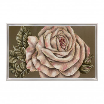 Art Maiora Quadro con tema floreale dipinto a mano su tela Gelosia 150x80