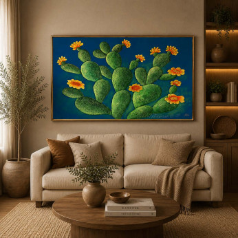 Art Maiora Quadro contemporaneo su tela Ficudinnia 150x80