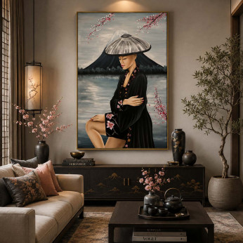 Art Maiora Quadro dipinto a mano su tela Fioritura dei DR 100x150