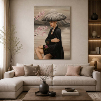 Art Maiora Quadro dipinto a mano su tela Fioritura delle Rose 100x150