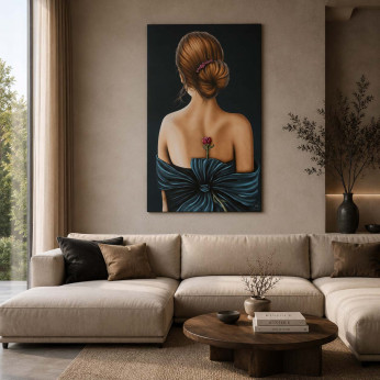 Art Maiora Quadro figurativo moderno Scent of a Woman 100x150 fiori in rilievo