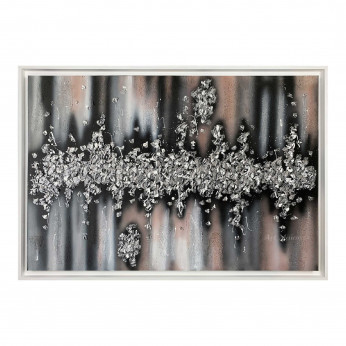 Art Maiora Quadro moderno astratto dipinto a mano su tela "Battito" 120x80 