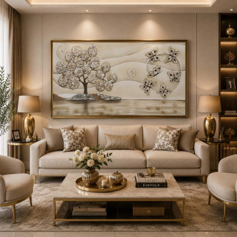 Art Maiora Quadro moderno con paesaggio natura Volo New 150x80