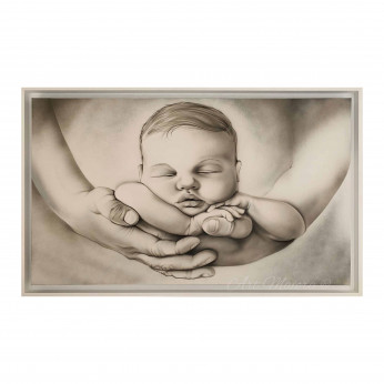 Art Maiora Quadro moderno dipinto a mano per camera da letto "Dreamer" 110x65