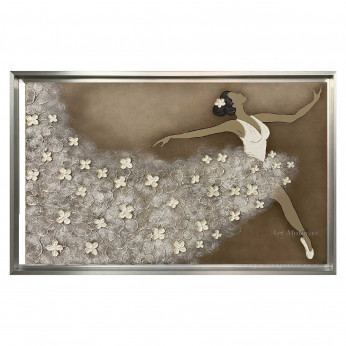 Art Maiora Quadro moderno dipinto a mano su tela Ballerina 110x65