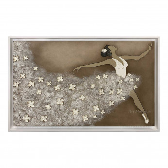 Art Maiora Quadro moderno dipinto a mano su tela Ballerina 120x80 