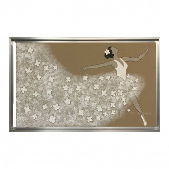 Art Maiora Quadro moderno dipinto a mano su tela Ballerina 150x80