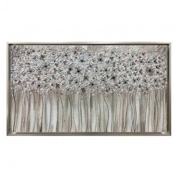 Art Maiora Quadro moderno dipinto a mano su tela in cotone "Bouquet" 130x70
