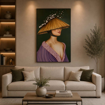 Art Maiora Quadro moderno dipinto a mano Tokyo 80x120