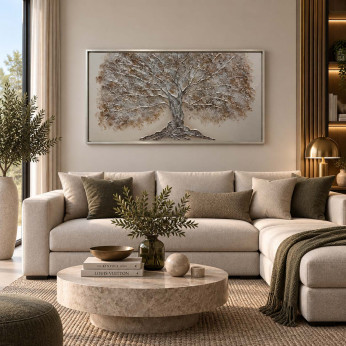 Art Maiora Quadro moderno dipinto su tela Quercia 110x65