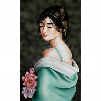 Art Maiora Quadro moderno materico dipinto a mano Adara 100x1500
